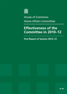 Image for Effectiveness of the Committee in 2010-12