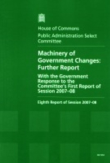 Image for Machinery of government changes