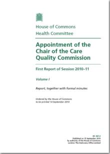 Image for Appointment of the chair of the Care Quality Commission