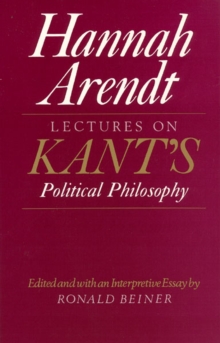 Image for Lectures on Kant's political philosophy