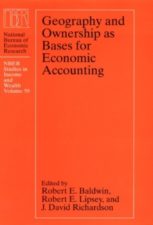 Image for Geography and ownership as bases for economic accounting