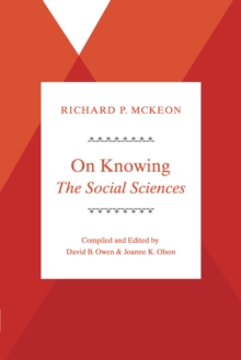 Image for On knowing: the social sciences