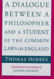 Image for A Dialogue between a Philosopher and a Student of the Common Laws of England