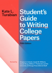 Image for Student's guide to writing college papers