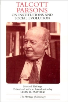 Talcott Parsons on Institutions and Social Evolution