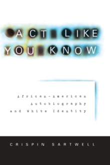 Image for Act Like You Know
