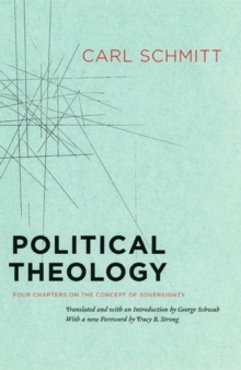Image for Political theology  : four chapters on the concept of sovereignty