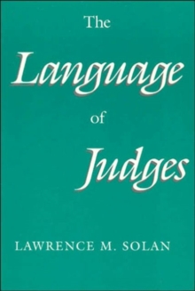Image for The Language of Judges