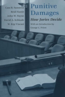 Image for Punitive damages  : how juries decide