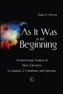 As it Was in the Beginning