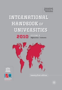 Image for International handbook of universities