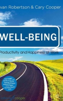 Image for Well-being  : productivity and happiness at work