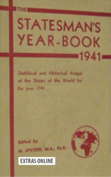 Image for The Statesman's Year-Book: Statistical and Historical Annual of the States of the World for the Year 1941