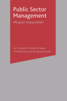 Image for Public sector management  : mission impossible?