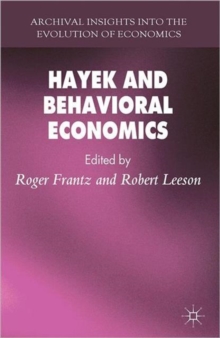 Image for Hayek and Behavioral Economics