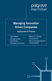 Image for Managing innovation driven companies: approaches in practice