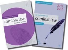 Image for Criminal Law + Core Statutes on Criminal Law 2011-12 Value Pack