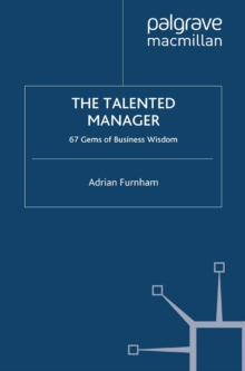 Image for The talented manager: 67 ways to improve your business