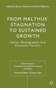 Image for From Malthus' Stagnation to Sustained Growth