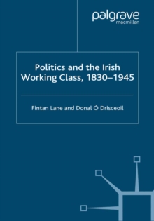 Image for Politics and the Irish working class, 1830-1945