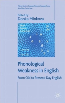 Image for Phonological Weakness in English