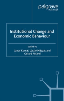 Image for Institutional Change and Economic Behaviour