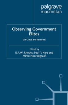 Image for Observing government elites: up close and personal