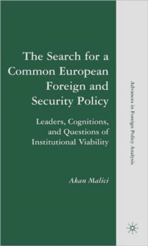 Search for a Common European Foreign and Security Policy