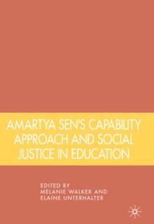 Image for Amartya Sen's capability approach and social justice in education