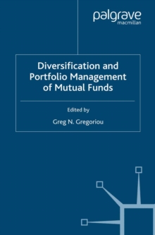 Image for Diversification and portfolio management of mutual funds