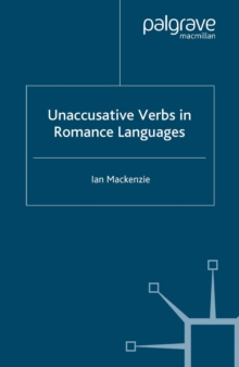 Image for Unaccusative verbs in Romance languages