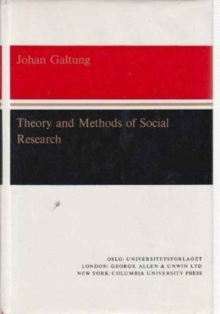 Image for Theory and Methods of Social Research