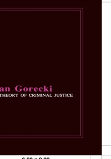 Image for A Theory of Criminal Justice