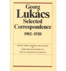 Image for Georg Lukacs: Selected Correspondence, 1902–1920