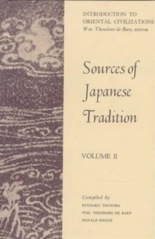 Sources of Japanese Tradition