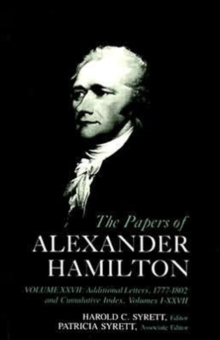 Papers of Alexander Hamilton