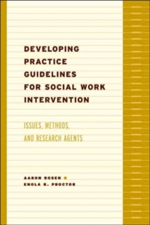Image for Developing Practice Guidelines for Social Work Intervention