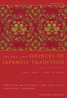 Sources of Japanese Tradition, Abridged