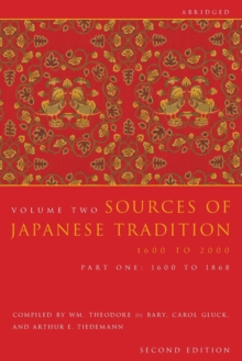 Sources of Japanese Tradition, Abridged