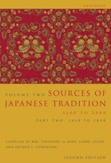 Sources of Japanese Tradition, Abridged