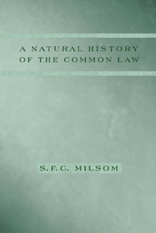 Image for A natural history of the common law