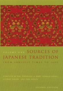 Image for Sources of Japanese Tradition: From Earliest Times to 1600
