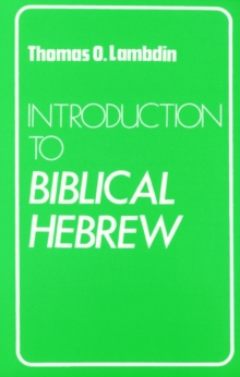 Image for Introduction to Biblical Hebrew