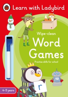 Image for Word Games: A Learn with Ladybird Wipe-Clean Activity Book 4-5 years : Ideal for home learning (EYFS)
