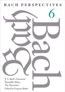 Image for Bach Perspectives, Volume 6
