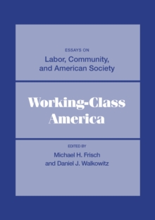 Image for Working-Class America: Essays on Labor, Community, and American Society