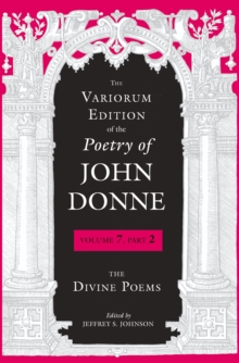 Image for Variorum edition of the poetry of John Donne: The divine poems