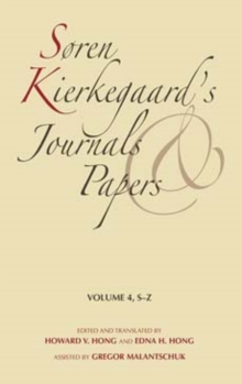 Image for Søren Kierkegaard's Journals and Papers, Volume 4