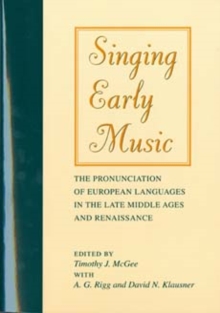 Image for Singing Early Music