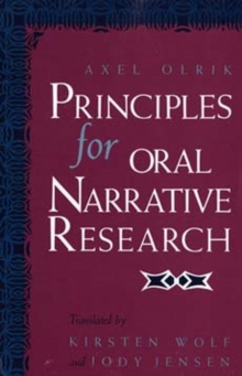 Image for Principles for Oral Narrative Research